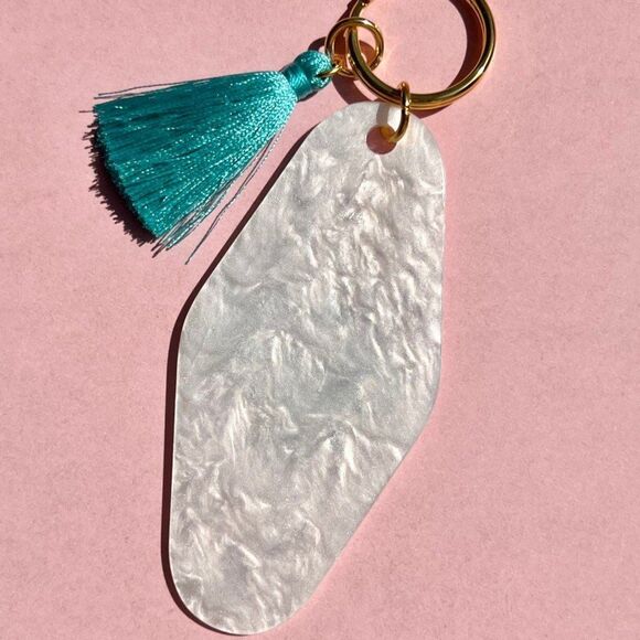 Positive Affirmations Resin Tassle Keychains - Picture 5 of 5